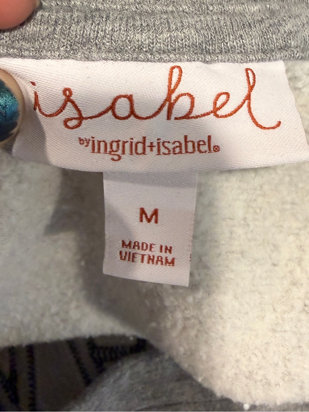 Isabel Maternity Gray MAMA Graphic Maternity Sweatshirt Size Medium - Picture 8 of 8